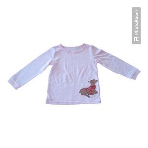 Carters Embroidered Deer Long Sleeve Shirt